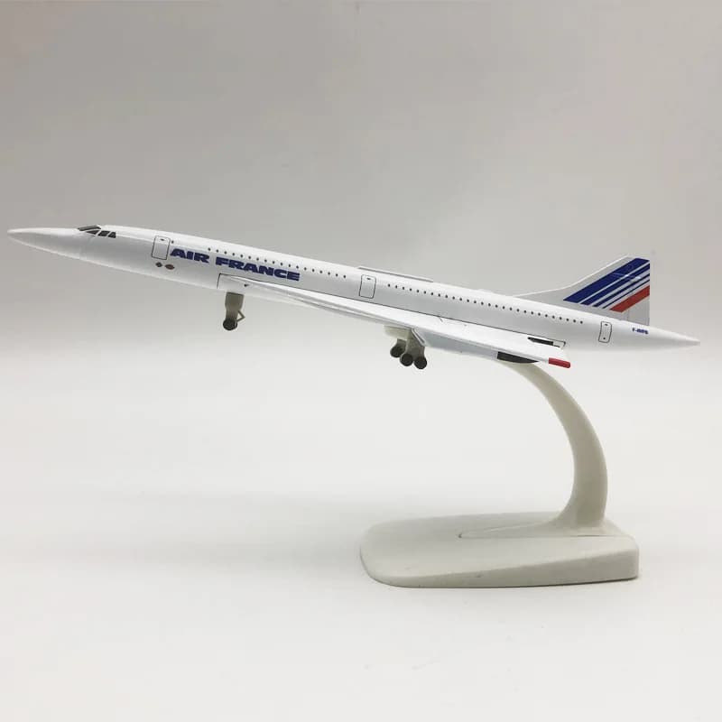 ConULAir France Modèle d'avion de ligne en alliage moulé sous pression, Collection de jouets, Décora