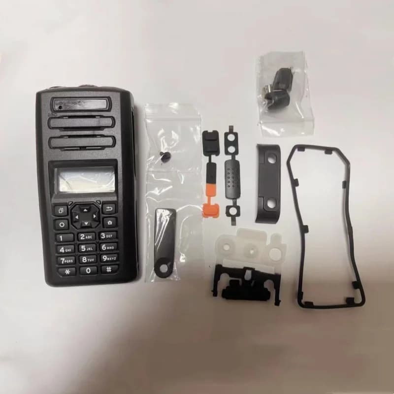 1 ensemble de boîtier de remplacement, couvercle avant avec boutons de clavier pour KENWOOD NX-3320