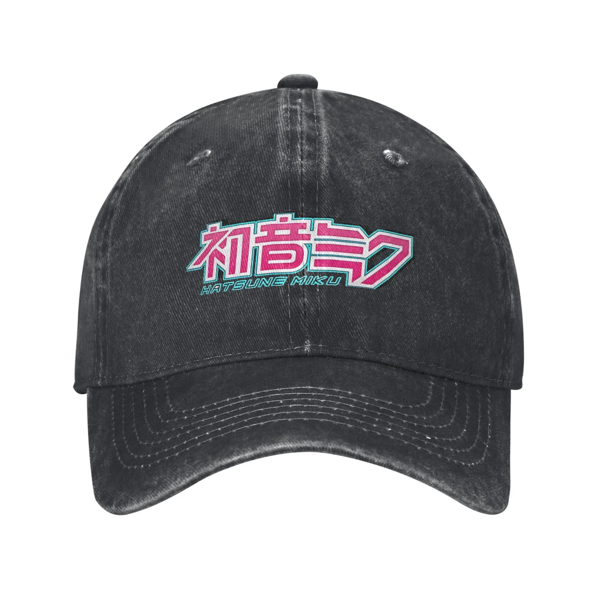 Casquette de baseball avec logo Hatsune Miku pour hommes et femmes, casquette réglable pour tous les