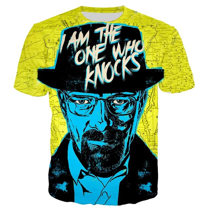 Breaking Bad T-shirt hommes femmes 3D imprimé T-shirt mode décontracté Style Harajuku surdimensionné