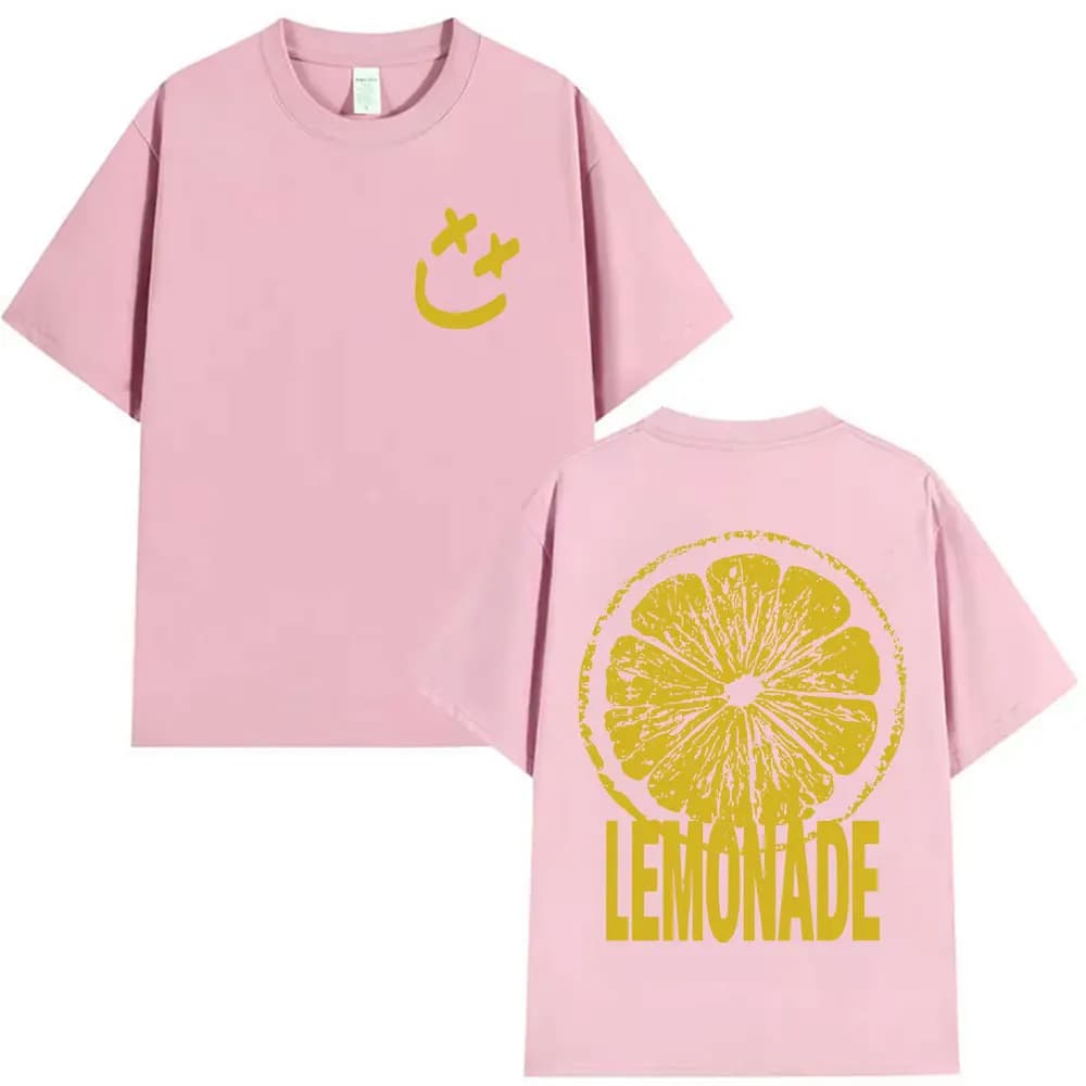 Louis Tomlinson limonade Tour Harajuku Vintage hommes et femmes 2025 été pur coton 100% imprimé t-sh