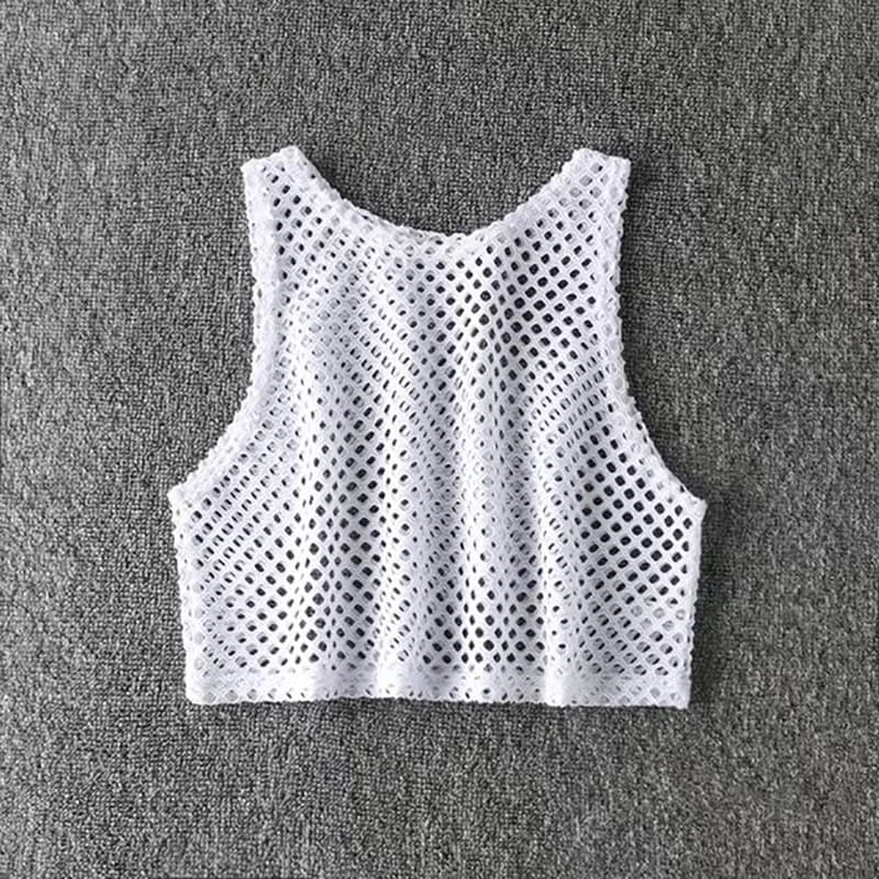 Sexy Fitness Gym Yoga Top T-shirt Femmes Sans Manches Chemises D'entraînement Gilet Séchage Rapide L