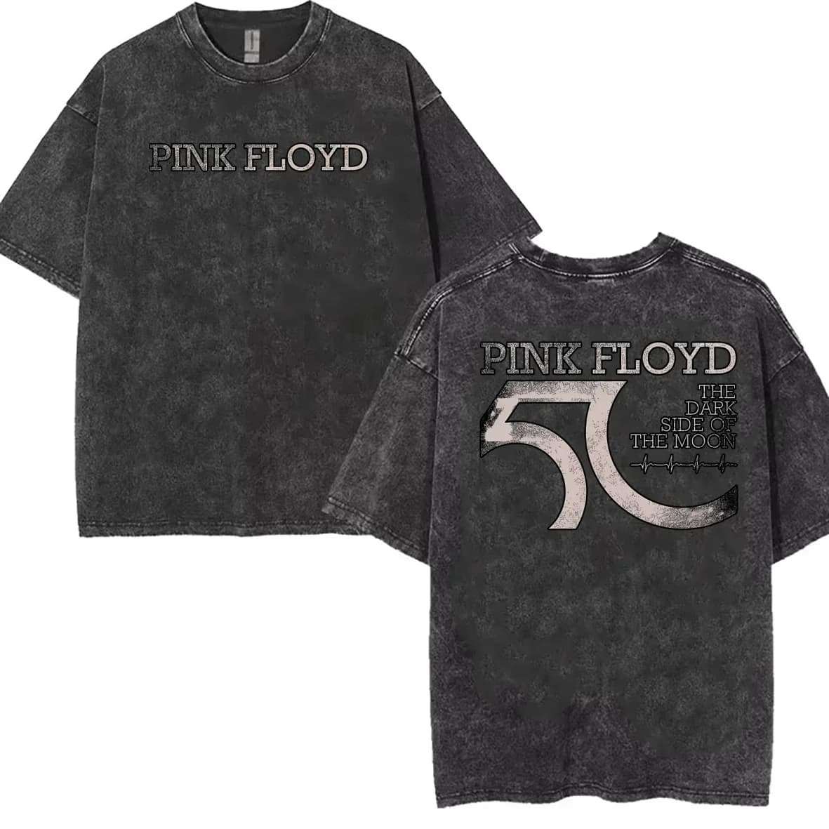 Chemise T-shirt rose délavée style vintage pour homme et femme, manches courtes, style hip-hop stree