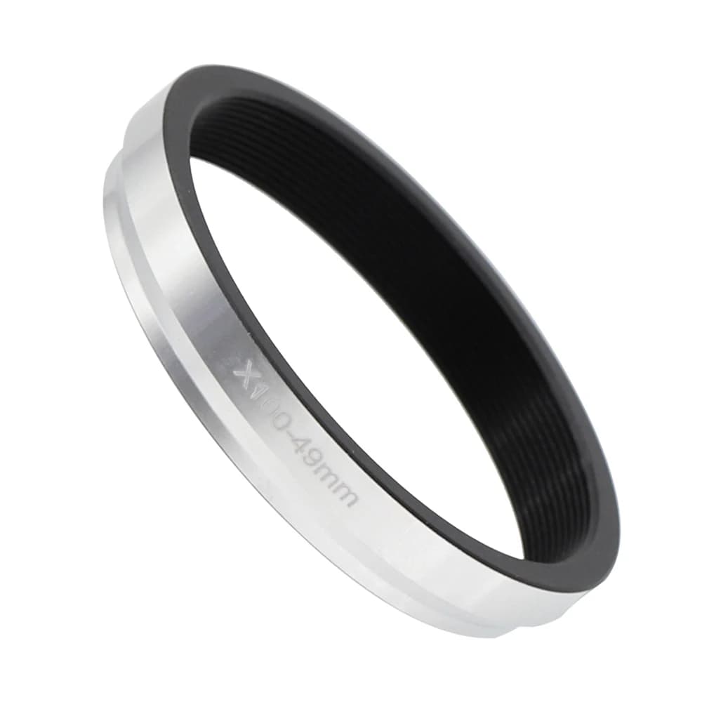 Anneau adaptateur de filtre 49mm pour appareil photo série Fujifilm X100 X100S X100T X100F X100V X10