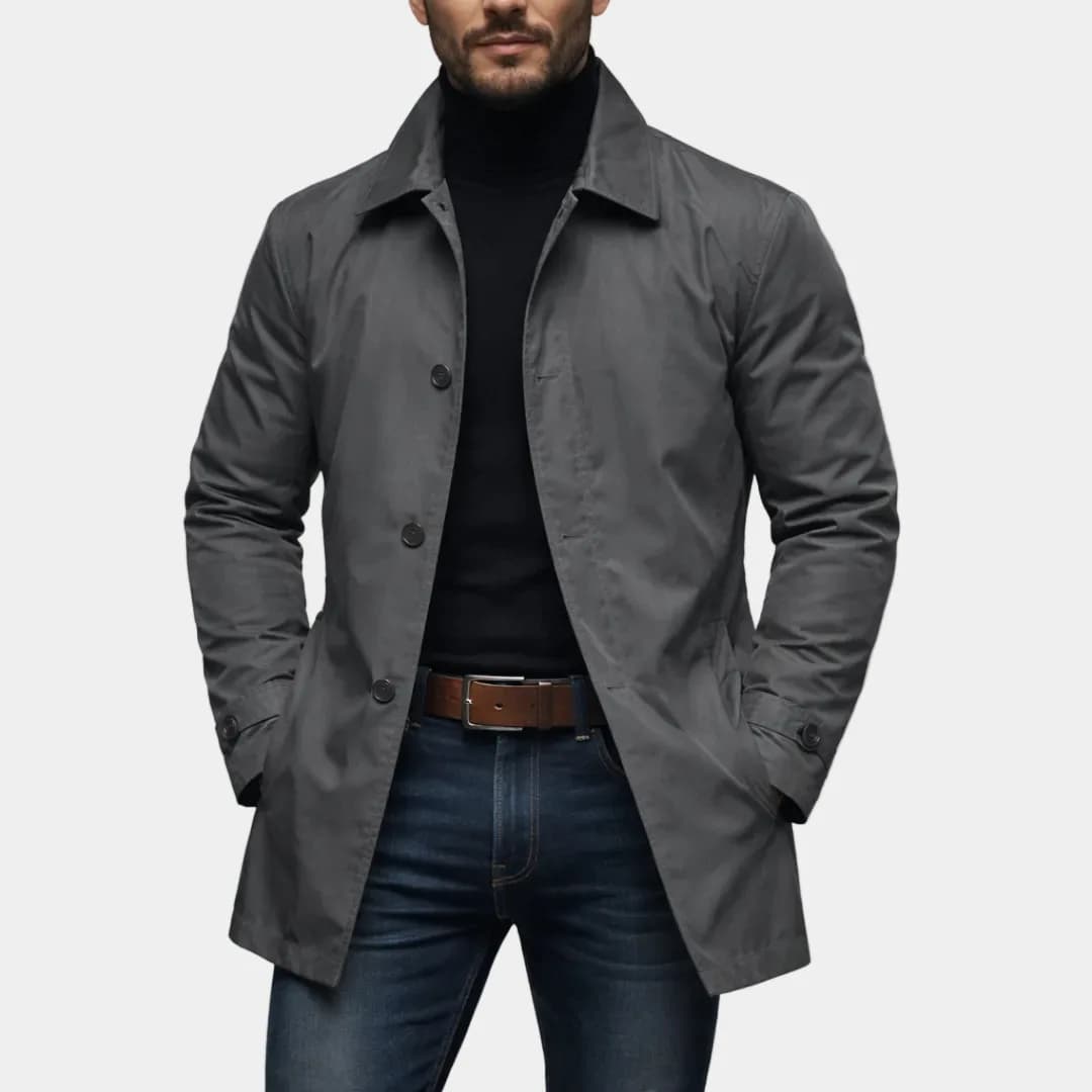 Veste pour homme, veste décontractée haut de gamme, veste rétro imperméable à manches longues, cardi