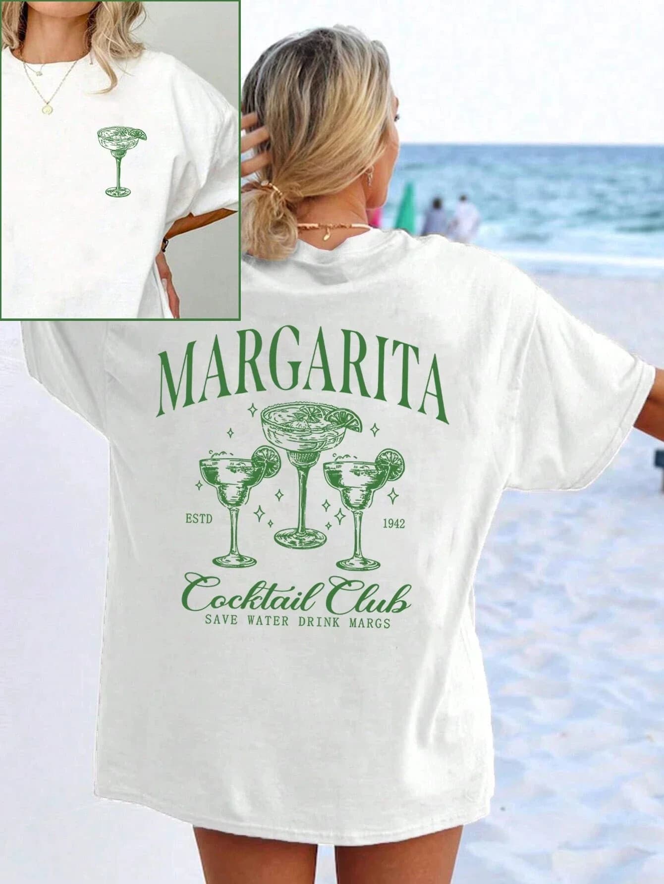 T-shirts drôles pour femmes avec motif Martini Cocktail, T-shirt rétro à thème alcool, T-shirts grap