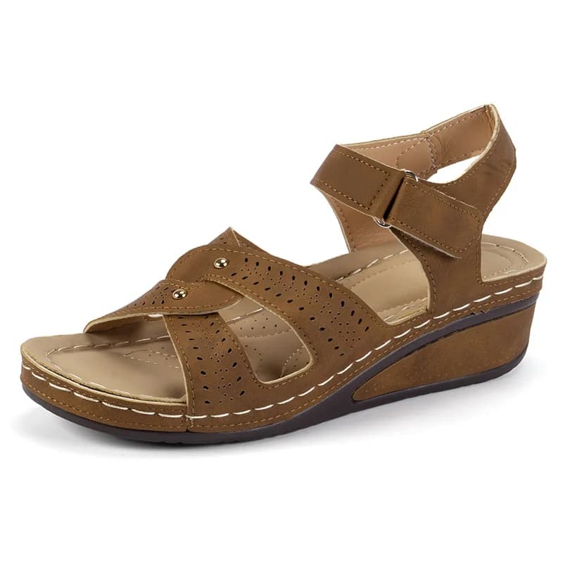Sandales ouvertes d'extérieur pour femmes, confortables, semelle optique, mn et lanières pour une du