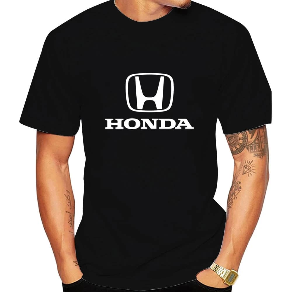 Honda Logo Racing Team hommes T-shirt été à manches courtes femmes t-shirts 2025 nouveau décontracté