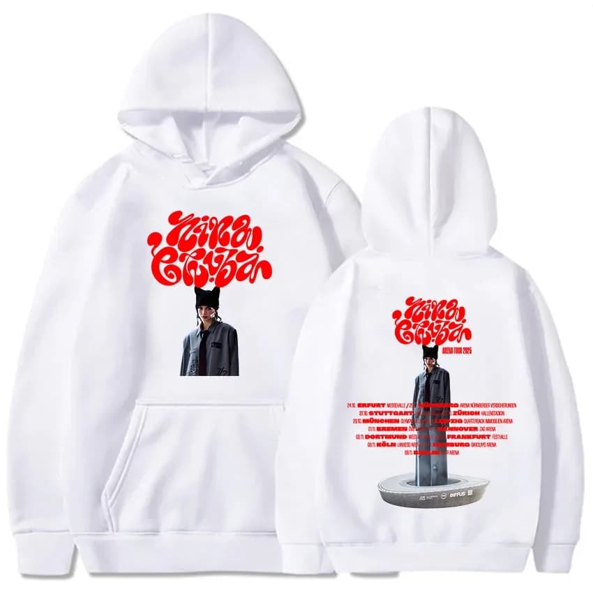 Arena Tour 2025 Nina Chuba sweats à capuche Sudaderas Para Mujer hiver femmes hommes vêtements chant