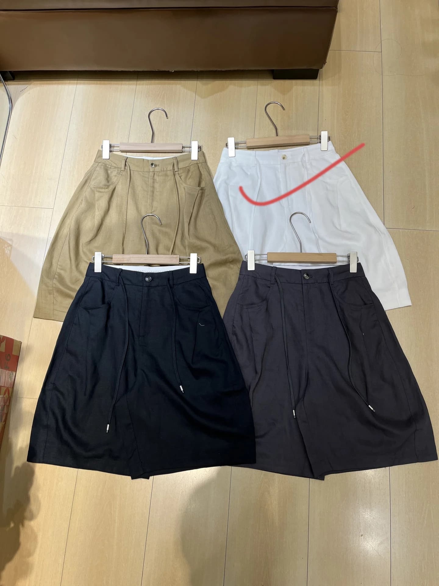 Shorts Bermuda à Taille Haute et Jambes Larges pour Femmes – Shorts Décontractés Légers d'Été (Longu