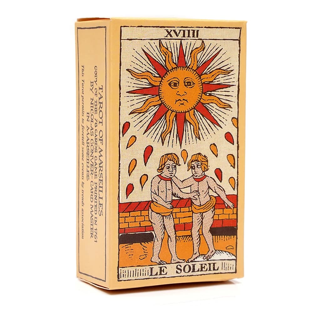 Français Tarot de Marseille Cartes de Tarot de Conver 78 Lames livret Français 78 Carte du Tarot de