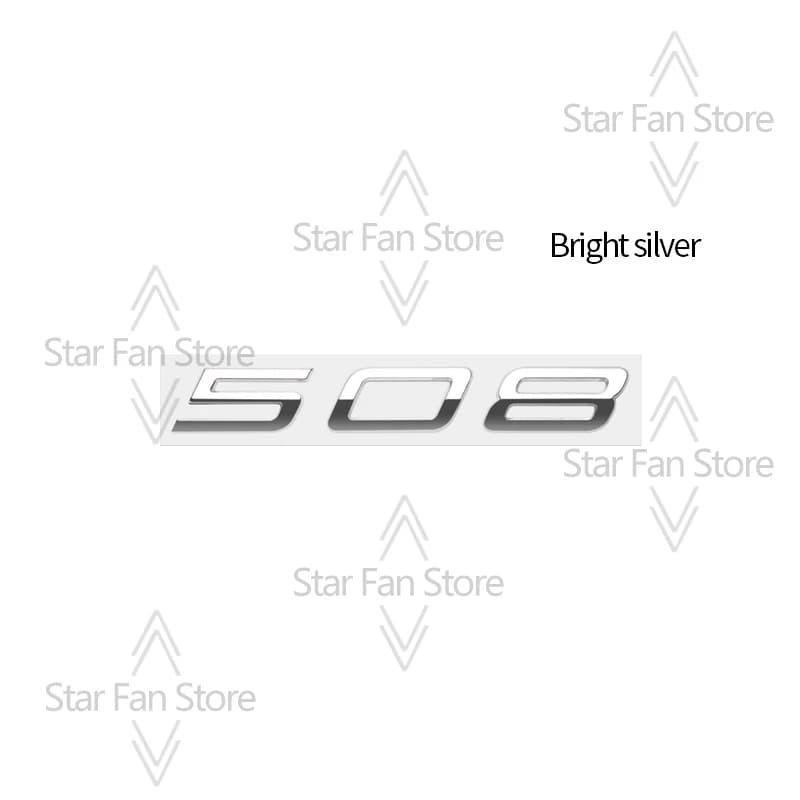 Autocollants 3D en métal pour nouveau Peugeot 308 208 508, Badge avec Logo, emblème de garde-boue, a