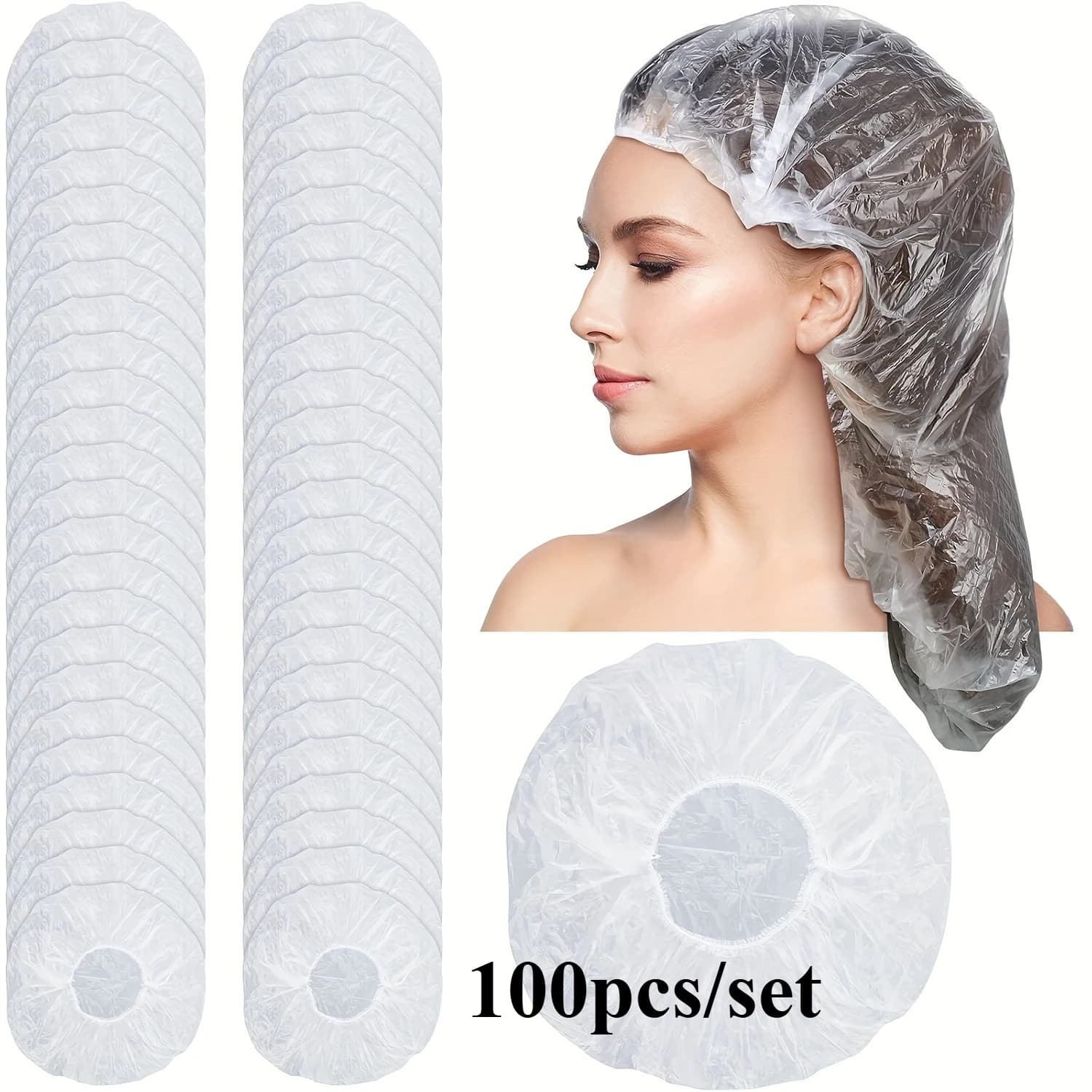 Bonnet de douche jetable - une protection capillaire élastique de haute qualité, adaptée aux femmes