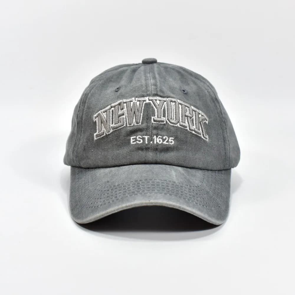 Casquette de Baseball en coton New York, lettres lavables, casquette de Sport en langue de canard, P