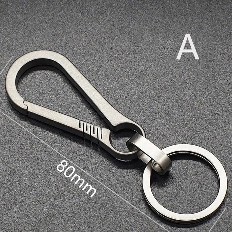 Boucles en titane porte-clés en alliage de titane boucle en titanium porte-clés accessoires de voitu