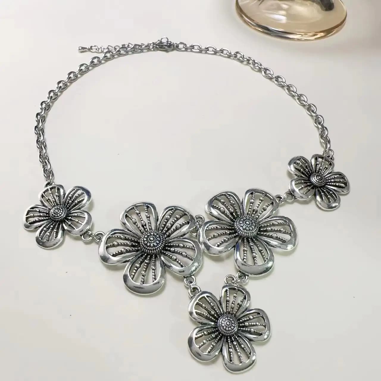 Accessoires bohème Patchwork fleurs pendentif colliers mode coréenne collier femmes Punk bijoux Vint
