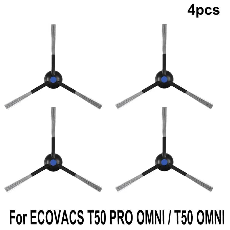 ECOVACS T50 PRO OMNI / T50 OMNI, accessoires, brosses latérales principales, tissus de vadrouille, f