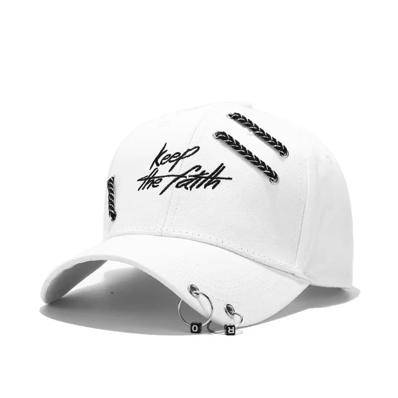 Nouvelle casquette de baseball grise pour homme avec détail corde, brodée, réglable, style Dad Hat, 