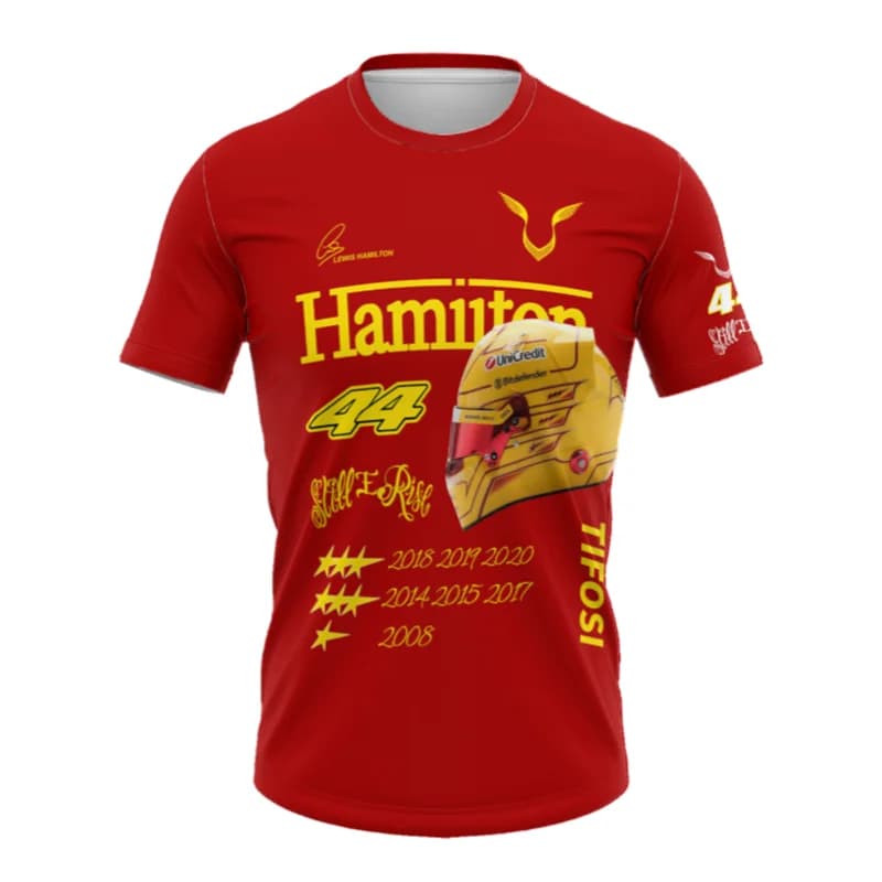 T-shirt pour hommes Lewis Hamilton 44 Driver Fans, manches courtes, coupe oversize, été, nouvelle co
