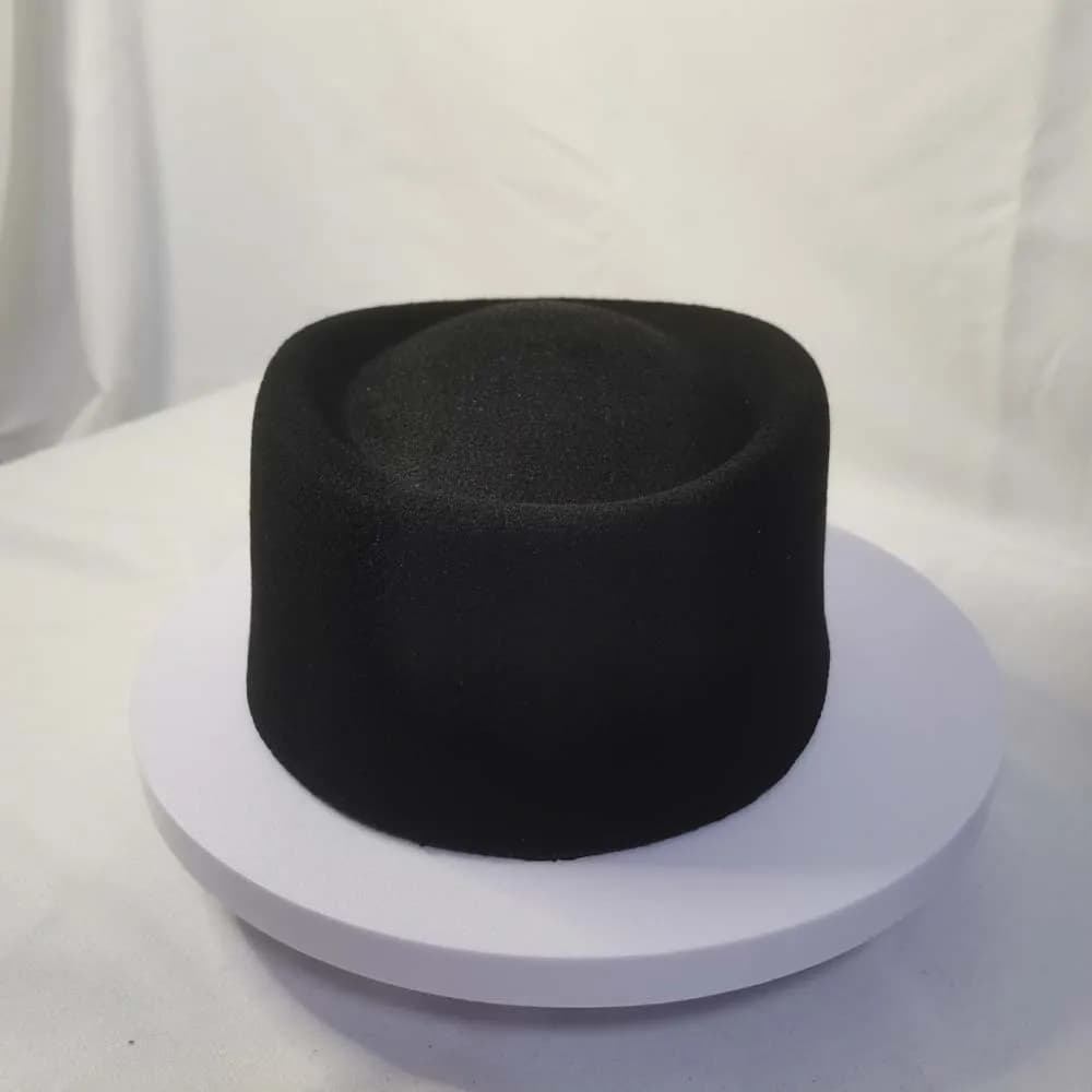 Chapeau de pilulier d'aspect Vintage, dôme de Style français, casquettes d'hôtesse de ligne aérienne