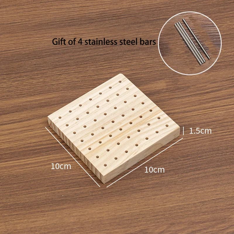 Plaque de blocage en bois pour crochet, planche de blocage pour granny square, plaque de blocage pou