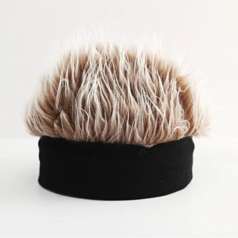 Perruque créative chapeau drôle cheveux courts casquettes pour femmes hommes nouveauté rue Hip Hop b