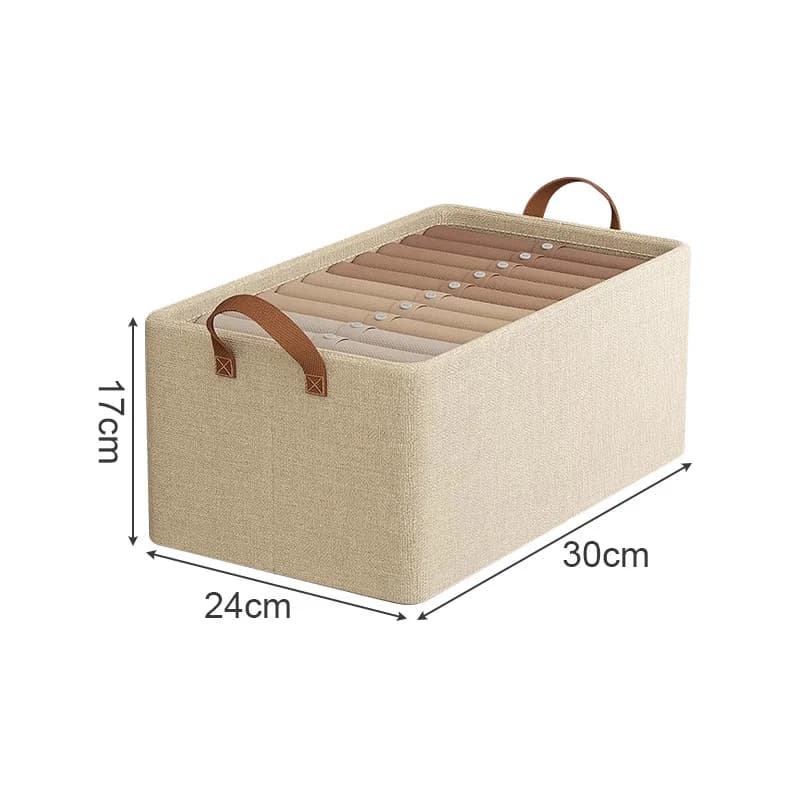 Panier de rangement pour vêtements, 1 pièce, boîte de rangement pour vêtements en tissu Oxford, boît