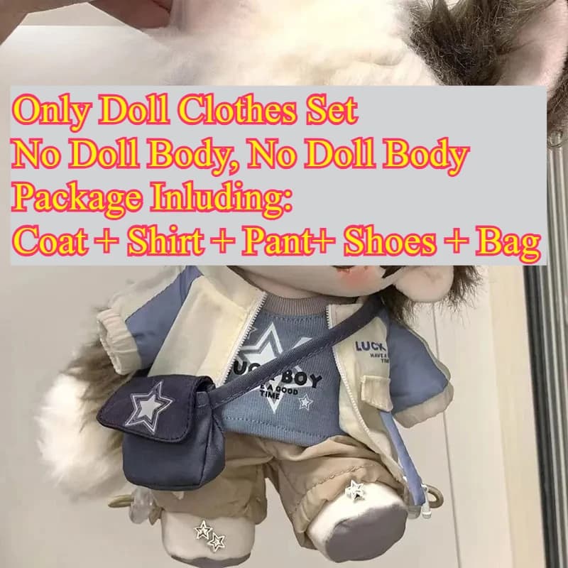 Ensemble de vêtements de Sport décontractés et Cool, fait à la main, tenue pour poupées en peluche d