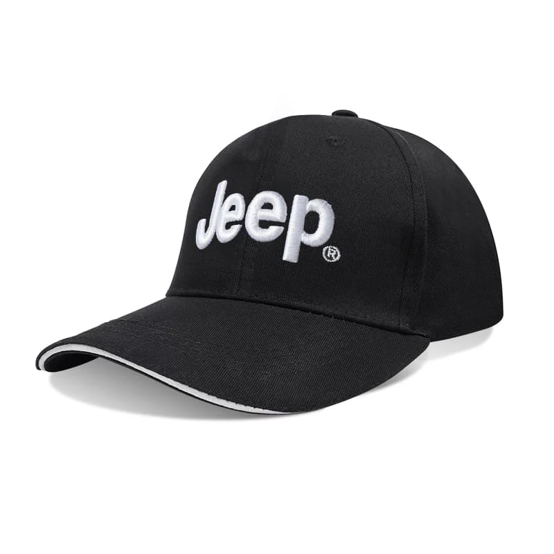 Jeep emblème brodé voiture réglable course Sport Baseball chapeau moto casquette décontractée pour G