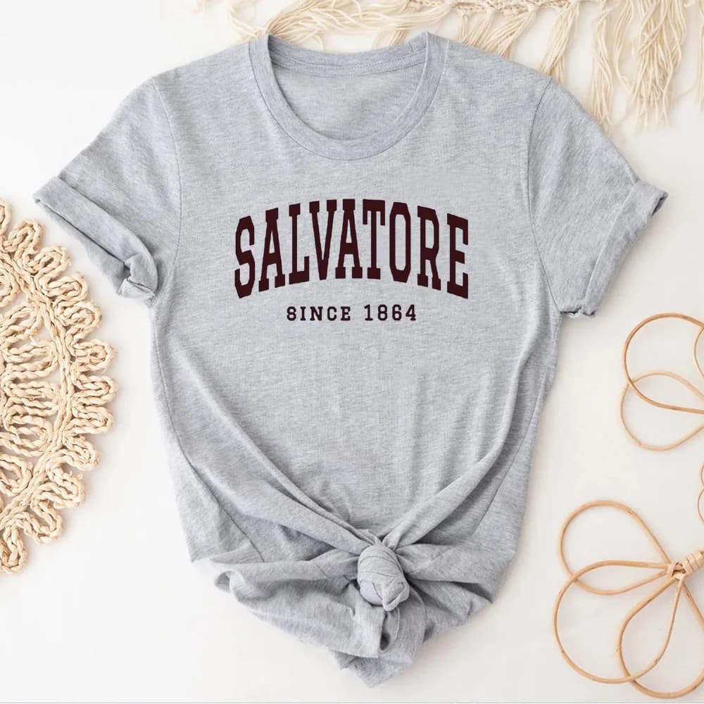 Chemise Damon Salvatore pour femme, T-shirt graphique Chimkawaii, Respirant, Confortable, Pastel, Ta