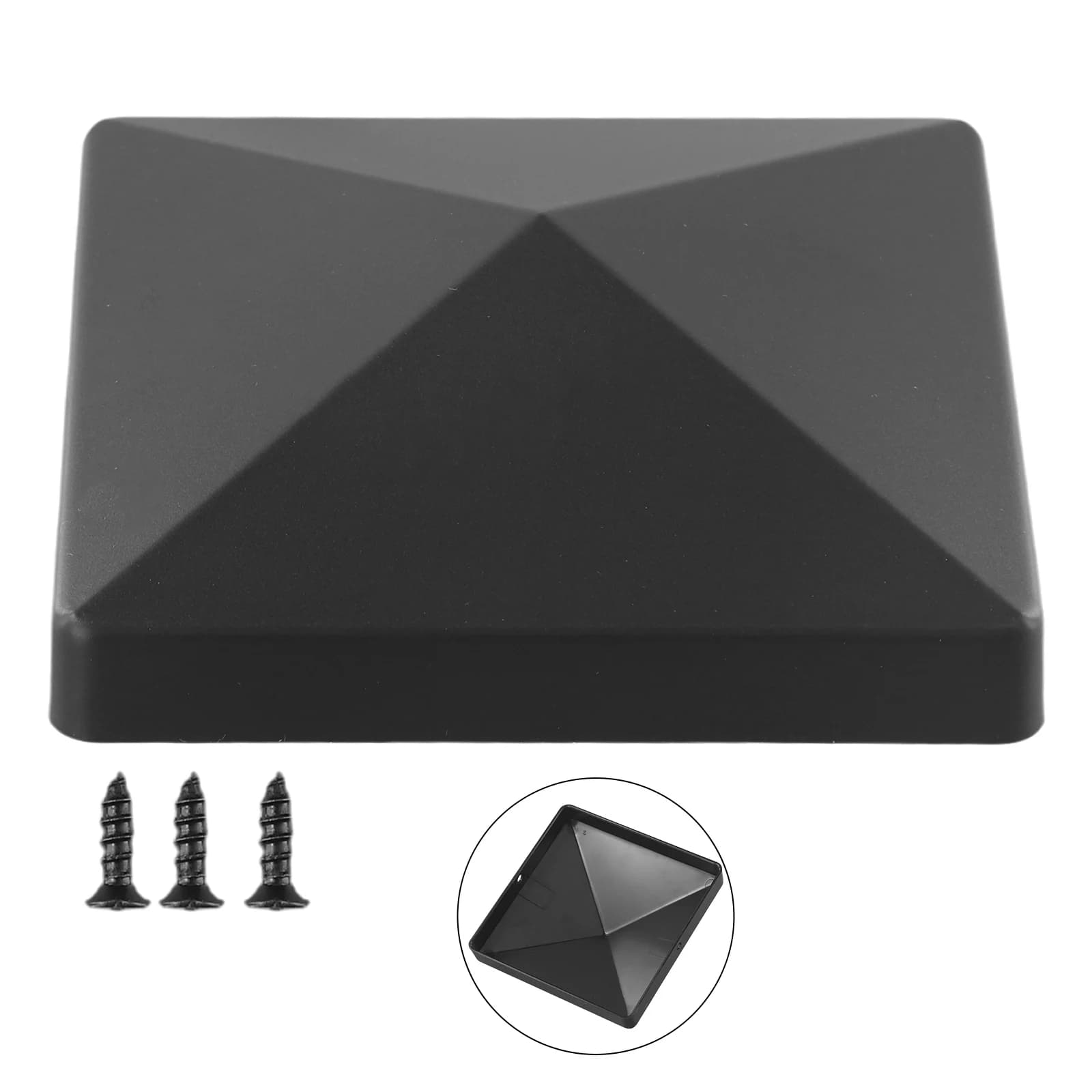 Capuchon de poteau de clôture en plastique de 4 pouces, pour protéger les accessoires de jardin de c