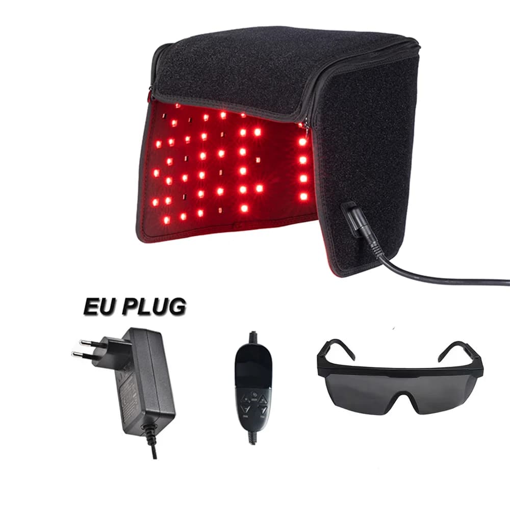 Chapeau de thérapie à la lumière rouge LED pour la croissance des cheveux, capuchon de croissance de