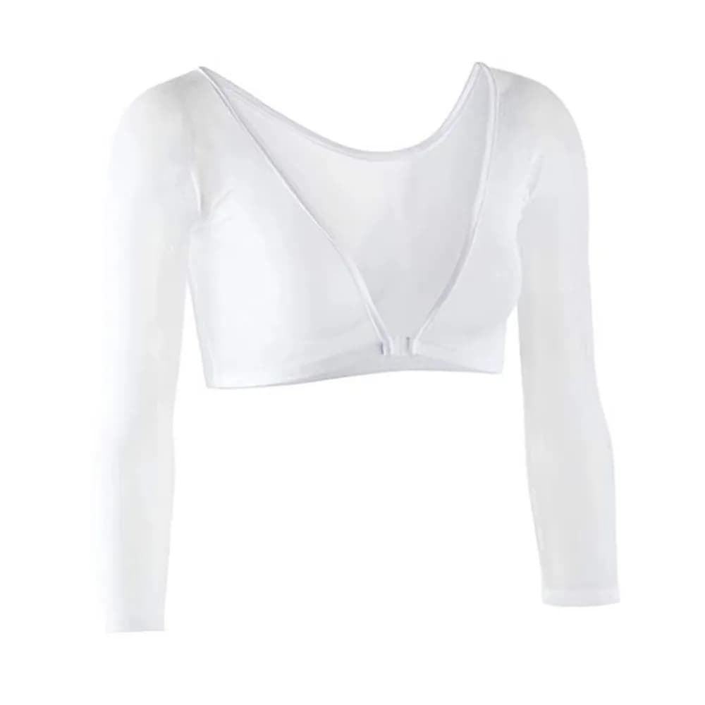 Maillot de corps élégant à manches longues, vêtements des deux côtés, noir et blanc, chemise à bras