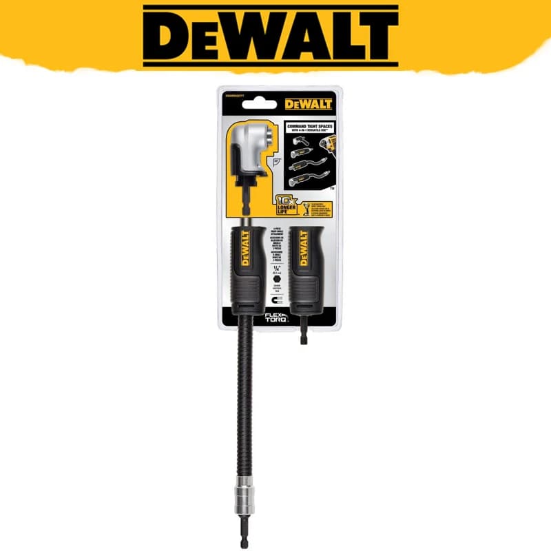 DEWALT DWAMRASETFT adaptateur de perceuse à Angle droit système 4 en 1 arbre Flexible droit Compact