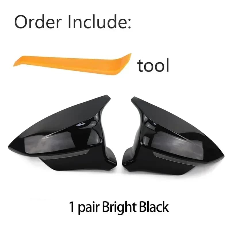Couvercle de rétroviseur latéral noir brillant, accessoires de remplacement pour Seat Cupra Ateca KH