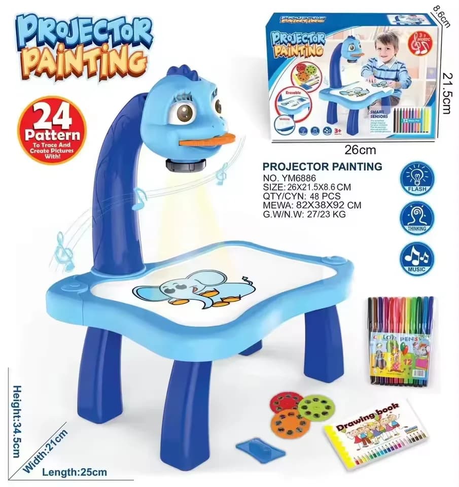 Tableau de Peinture LED pour Enfants, Jouet Éducatif, Table de Dessin Artistique, Cadeau d'Anniversa