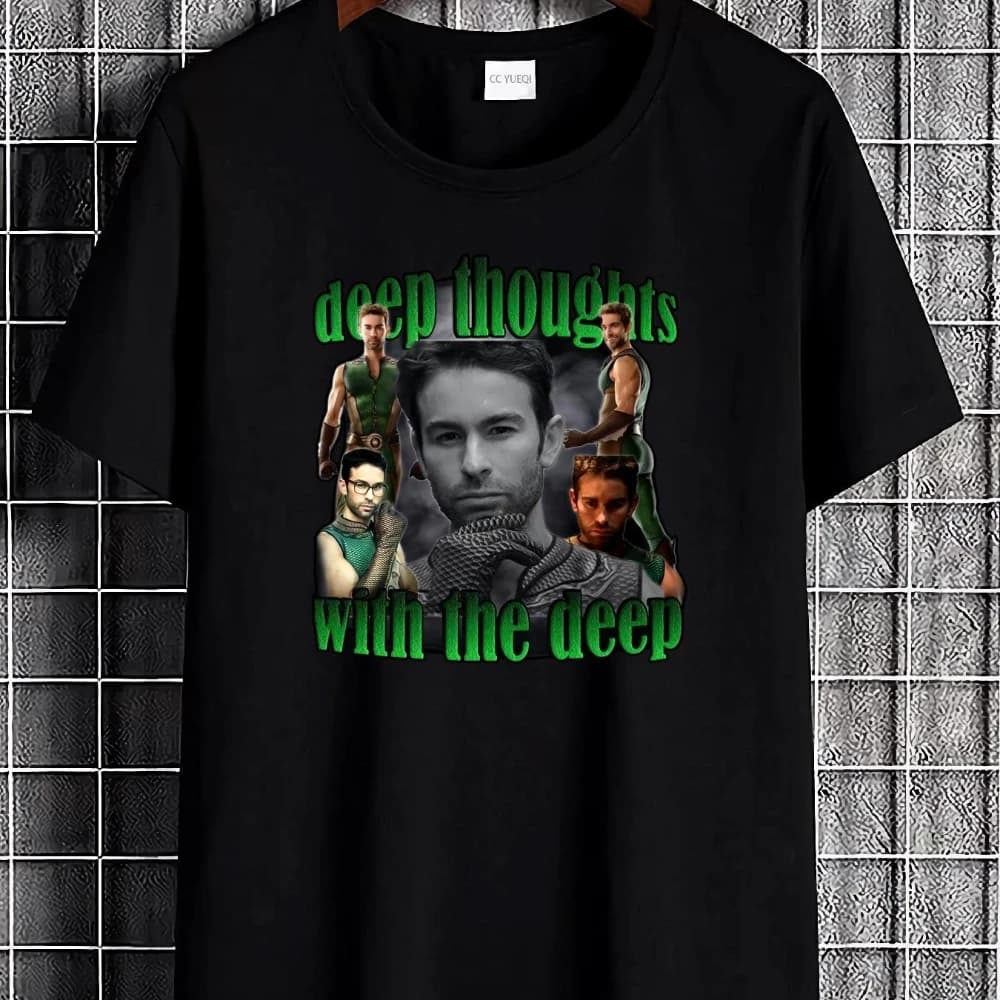 Deep Thoughts with The Boys T-shirt humoristique et offensant, style Meme, sarcasme pour lui, vêteme