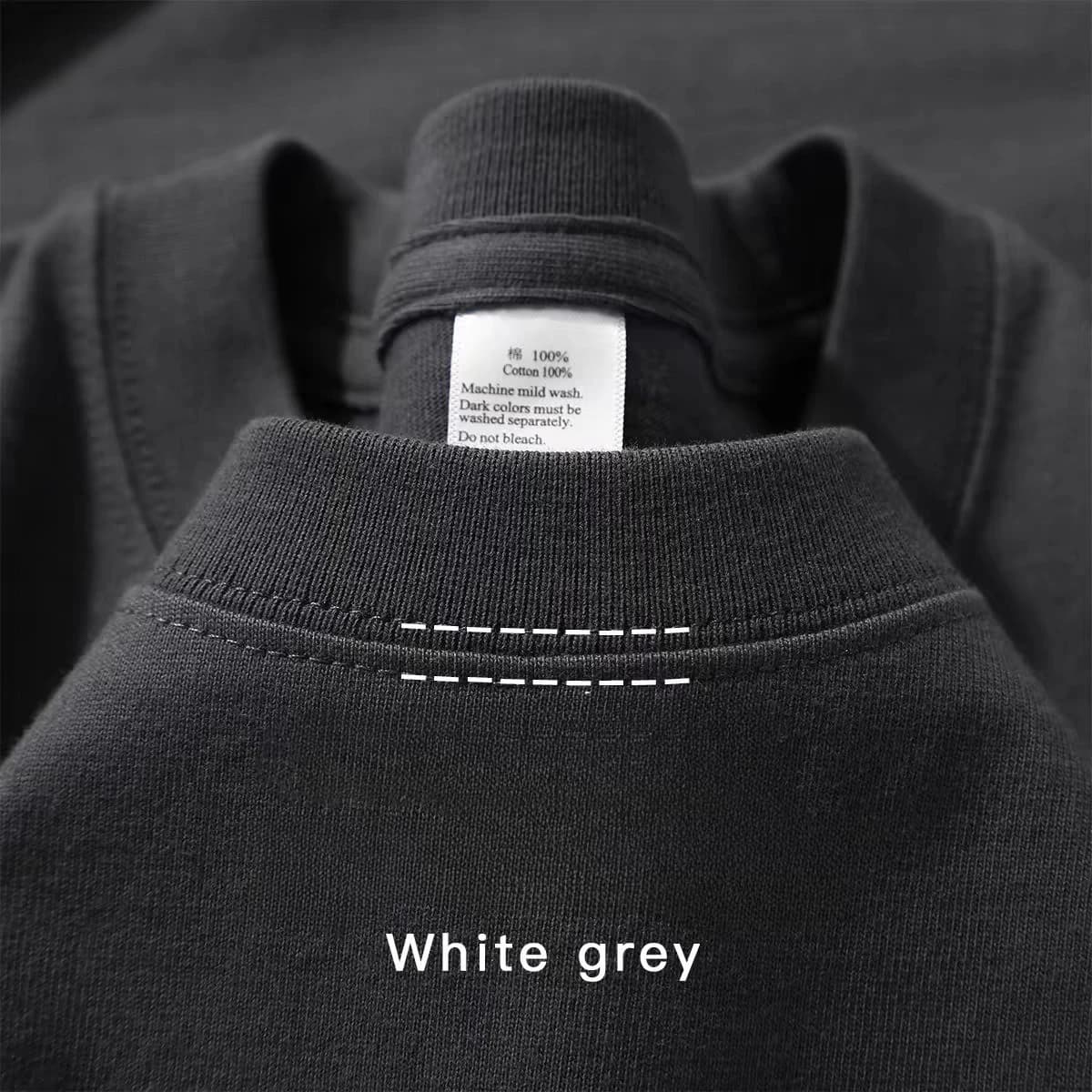100% coton GSM 250G hommes t-shirts été poids lourd couleur unie col rond manches courtes Tops basiq