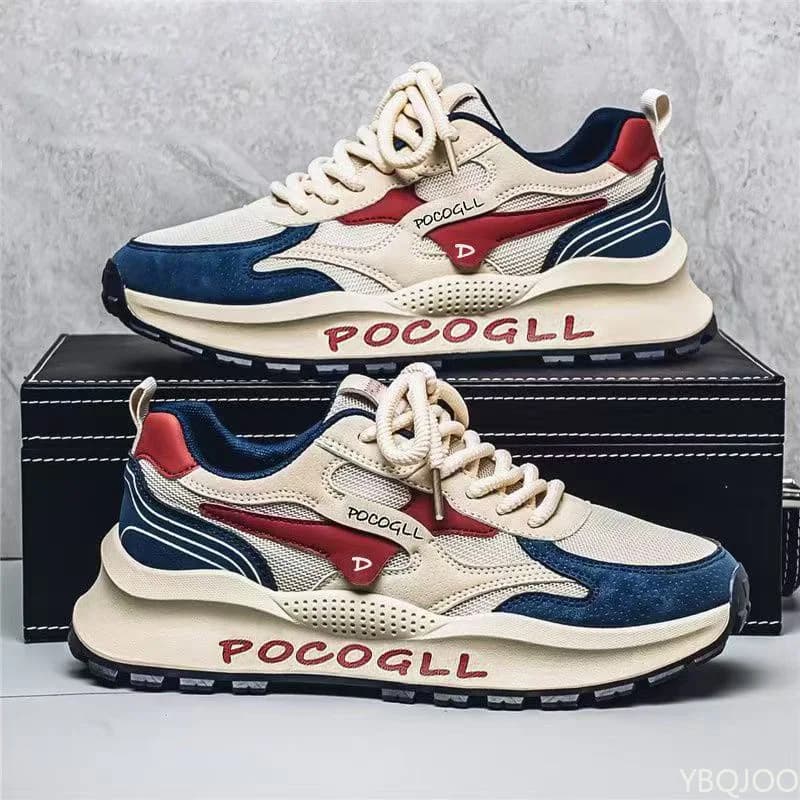 Chaussures d'été polyvalentes à la mode pour hommes, baskets en maille respirante à semelles souples