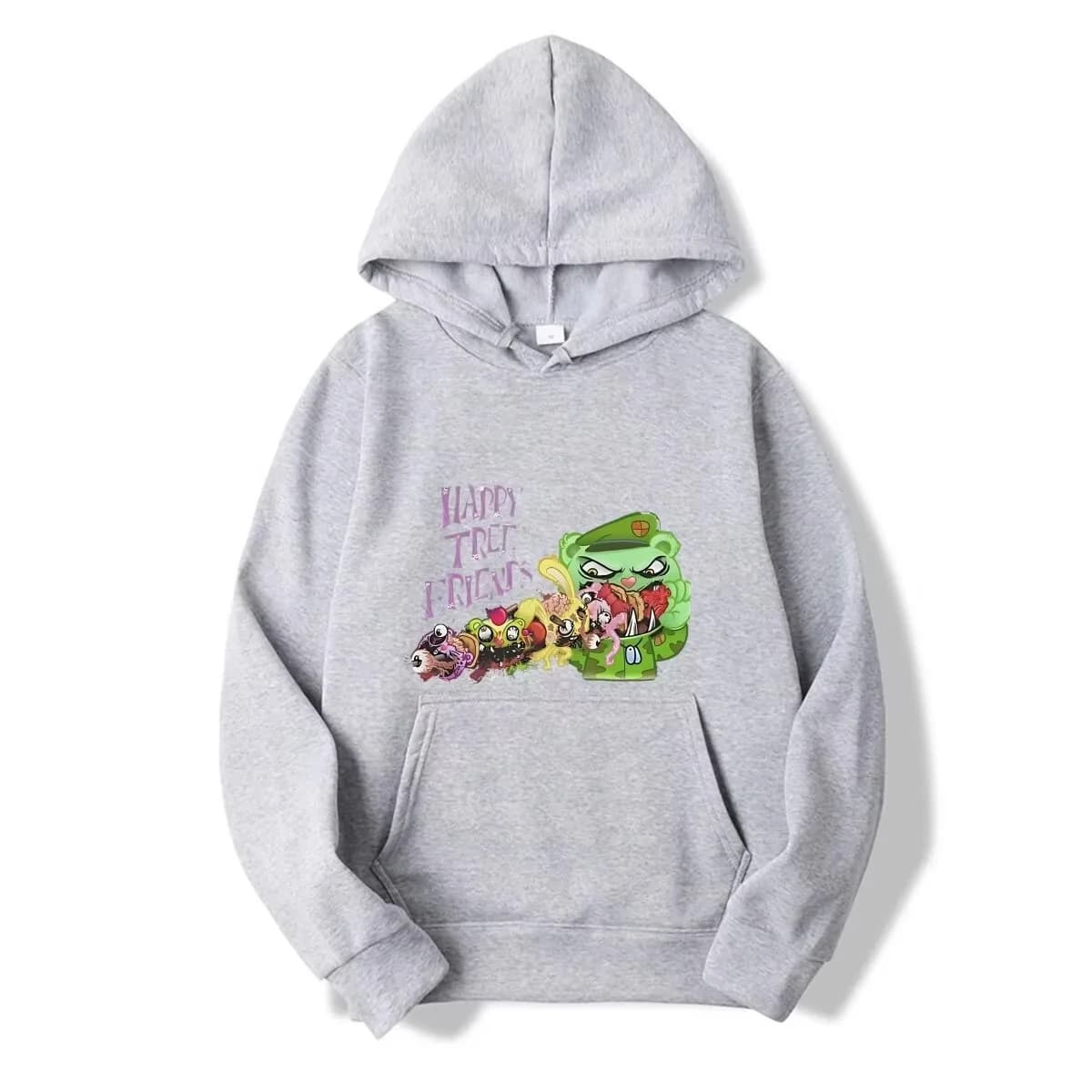 Sweat-shirts à capuche pour hommes Happy Barbecue Friends et Happy Tree Friends, ornés de motifs de 