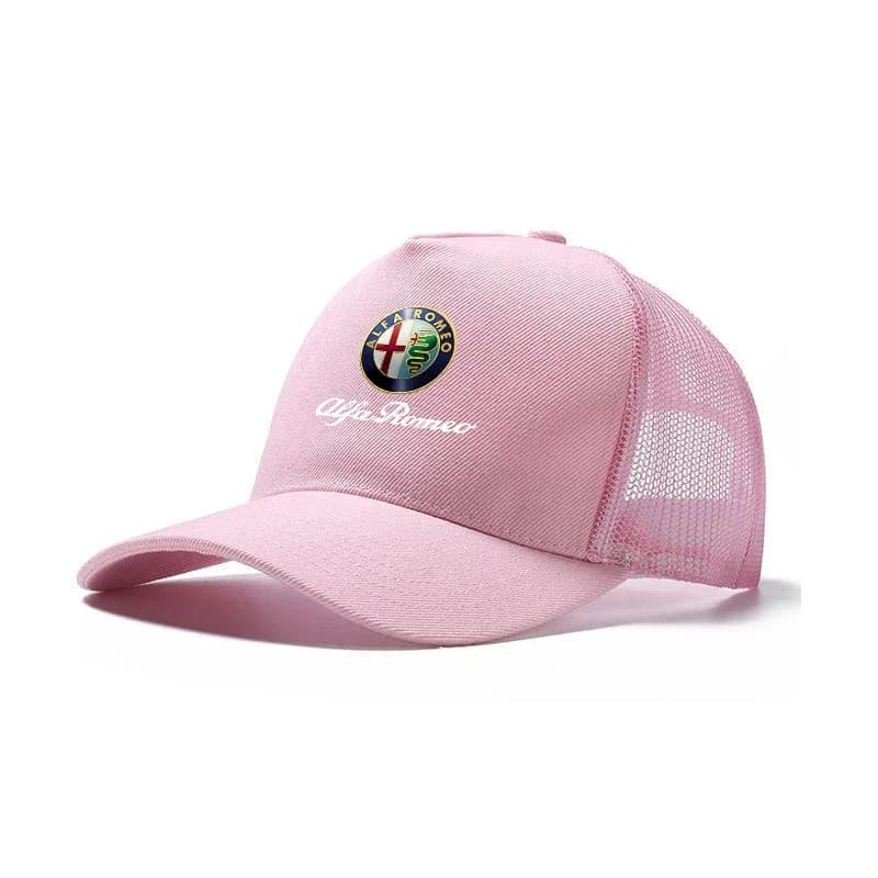 Casquette de baseball réglable 3D style bec de canard pour Alfa Romeo, casquette de moto, casquette