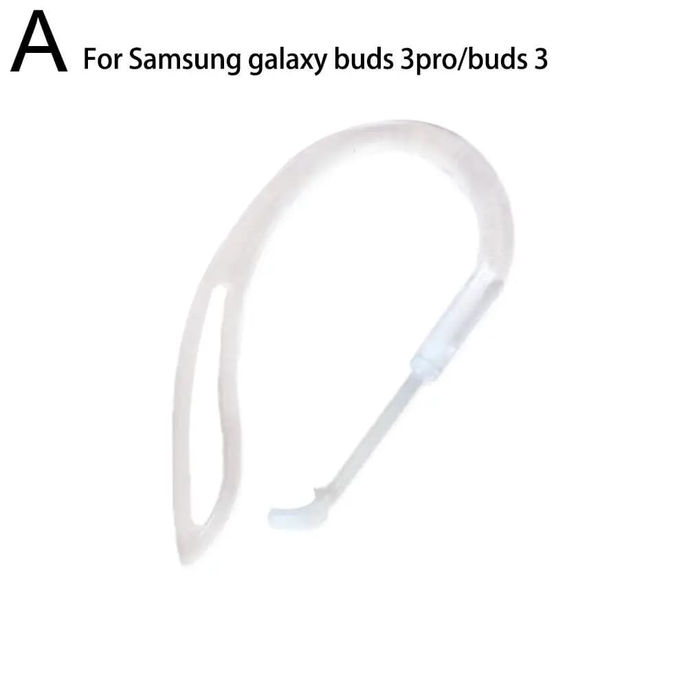 Crochet d'oreille en caoutchouc souple pour Samsung Galaxy, écouteurs Bluetooth, clé anti-perte, acc
