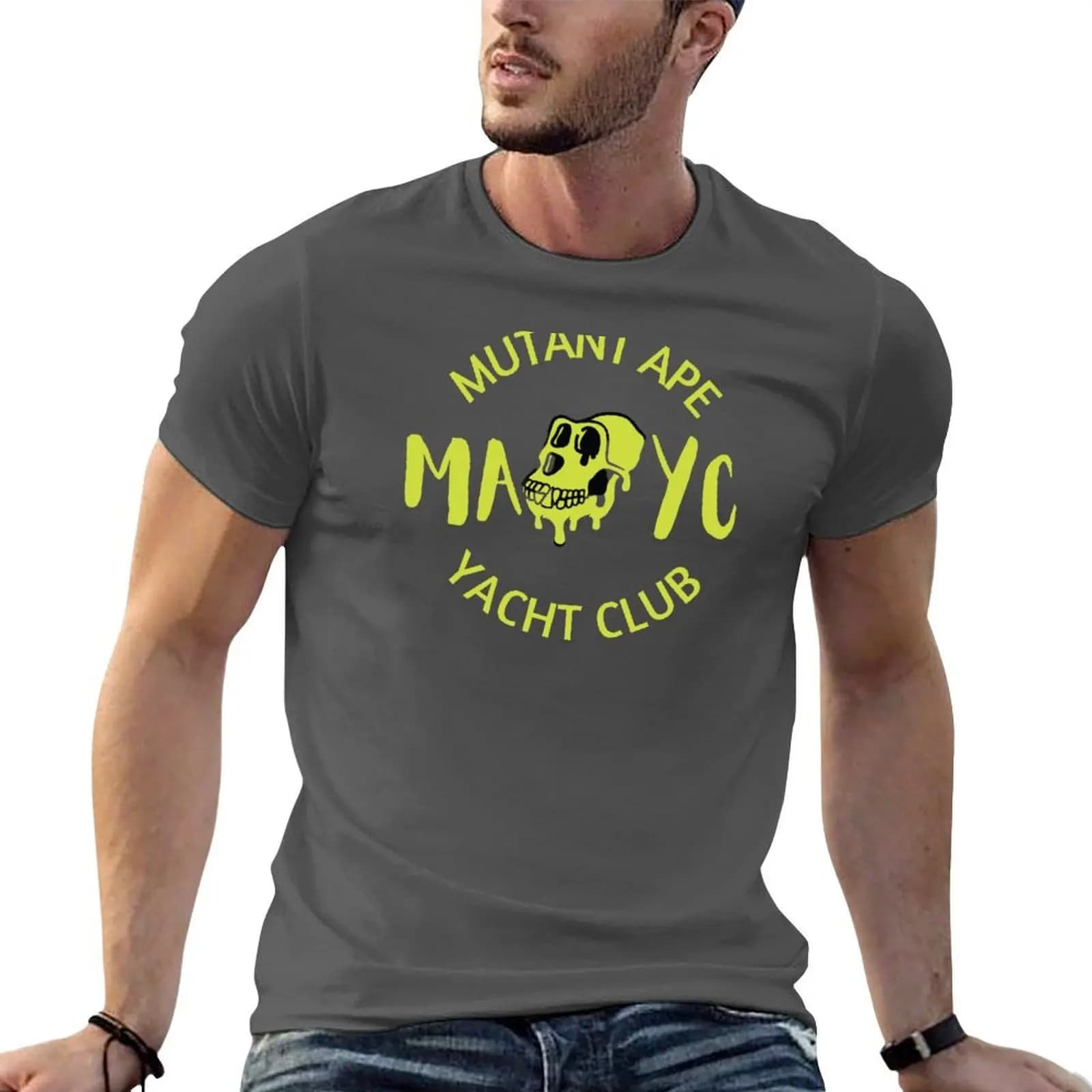 Bored Ape Yacht Club - T-shirt graphique fantaisie MAYC pour collectionneur de NFT, humoristique sur