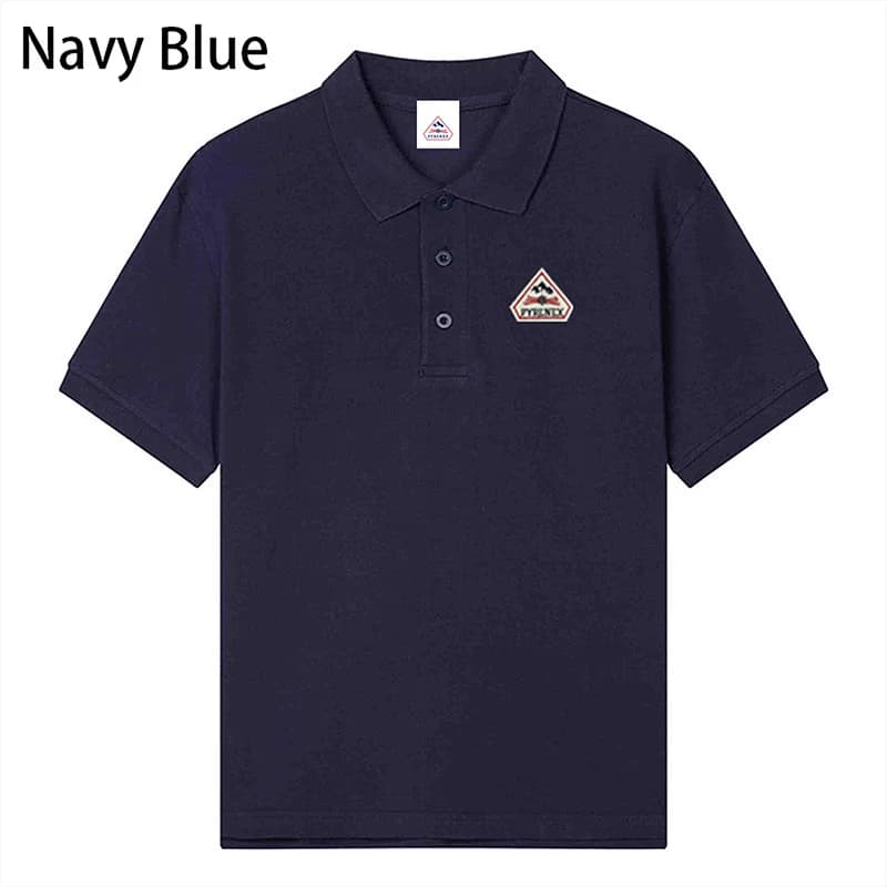 Hommes femmes même Polo Style européen marque lettres broderie T-shirt coton confortable à manches c