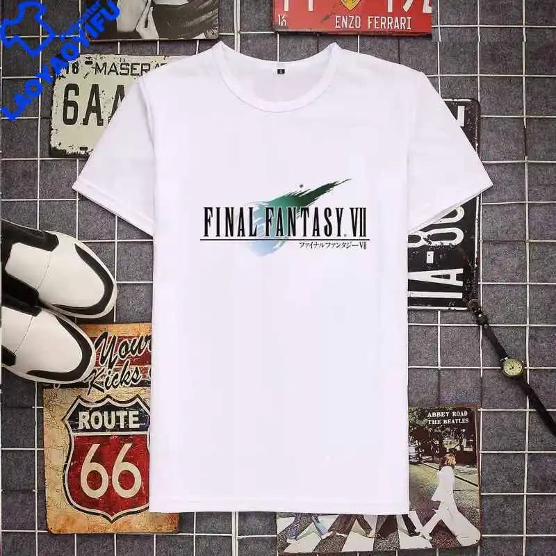 Hommes T-Shirts fils d'avalanche Final Fantasy classique t-shirt à manches courtes FF7 jeu vidéo Str