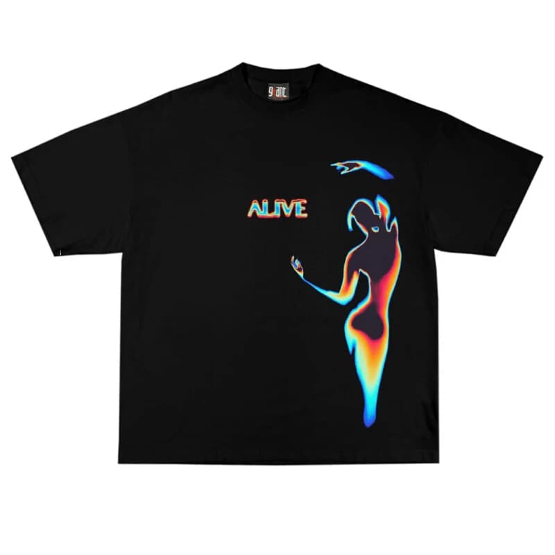 Hommes t-shirt surdimensionné Hip Hop Streetwear graphique à manches courtes coton ample Y2k hauts t