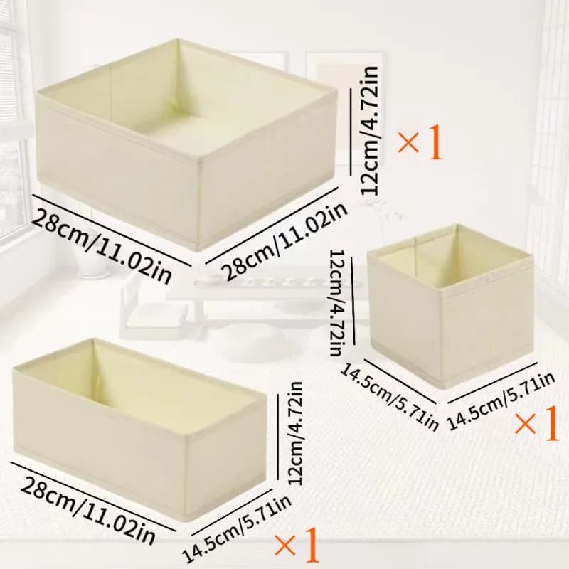 Organisateur de vêtements boîte de rangement pliable lavé maison placard organisateur pour sous-vête