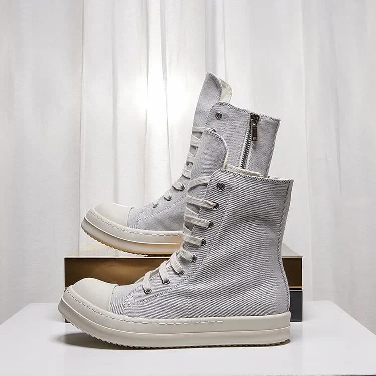 Baskets montantes Rric de qualité supérieure, chaussures de créateur à semelle épaisse, chaussures n