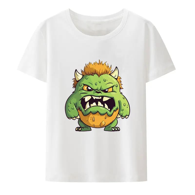 Kawaii créature personnage dessin animé graphique imprimé t-shirt vêtements pour femmes vêtements An