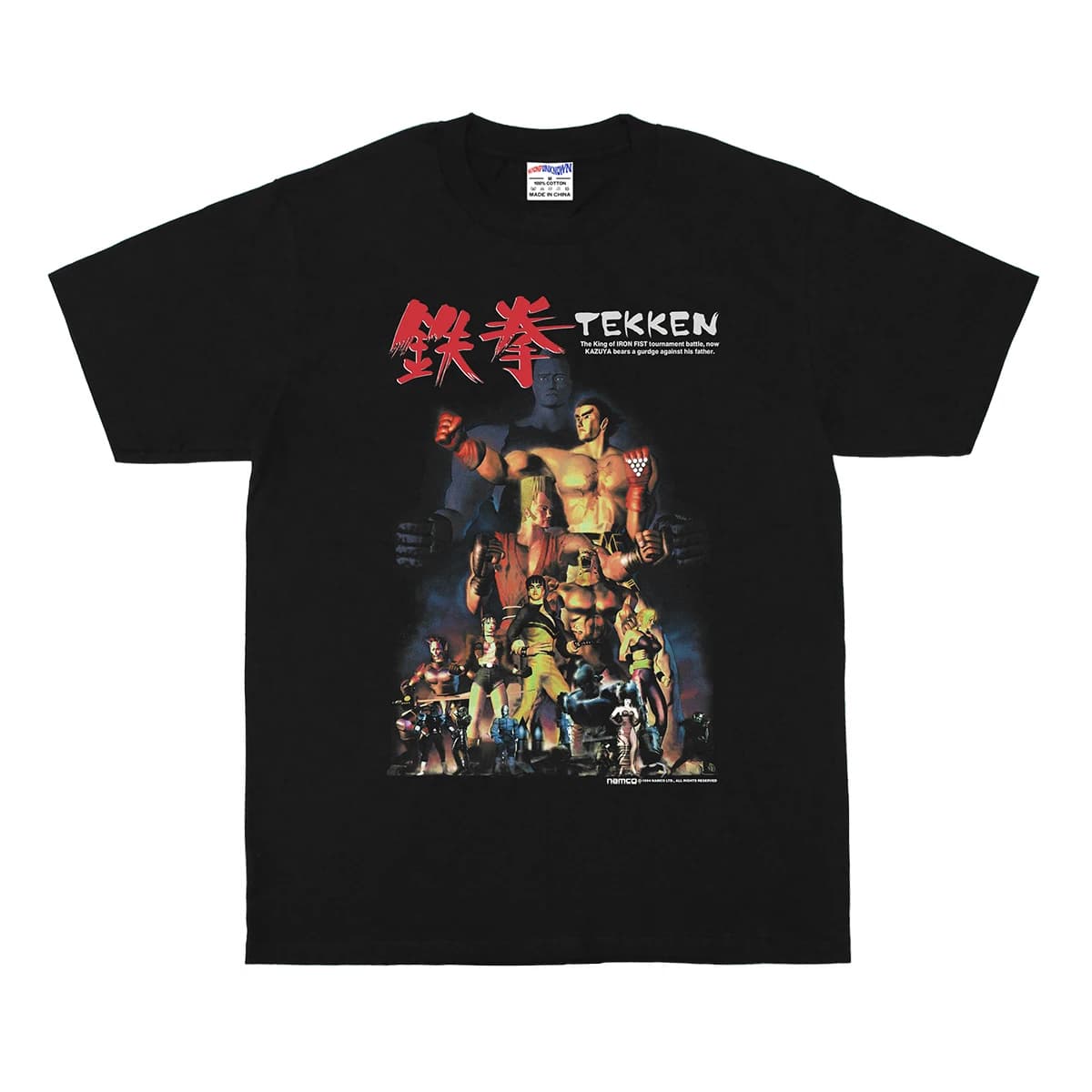 T-Shirt Tekken classique FTG Arcade Fighting Game Combat KOF King Jin, vêtements imprimés à manches 